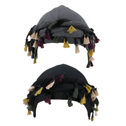 Multicolored Breathable Turban Cap