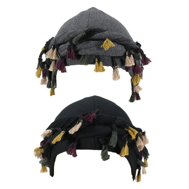 Multicolored Breathable Turban Cap
